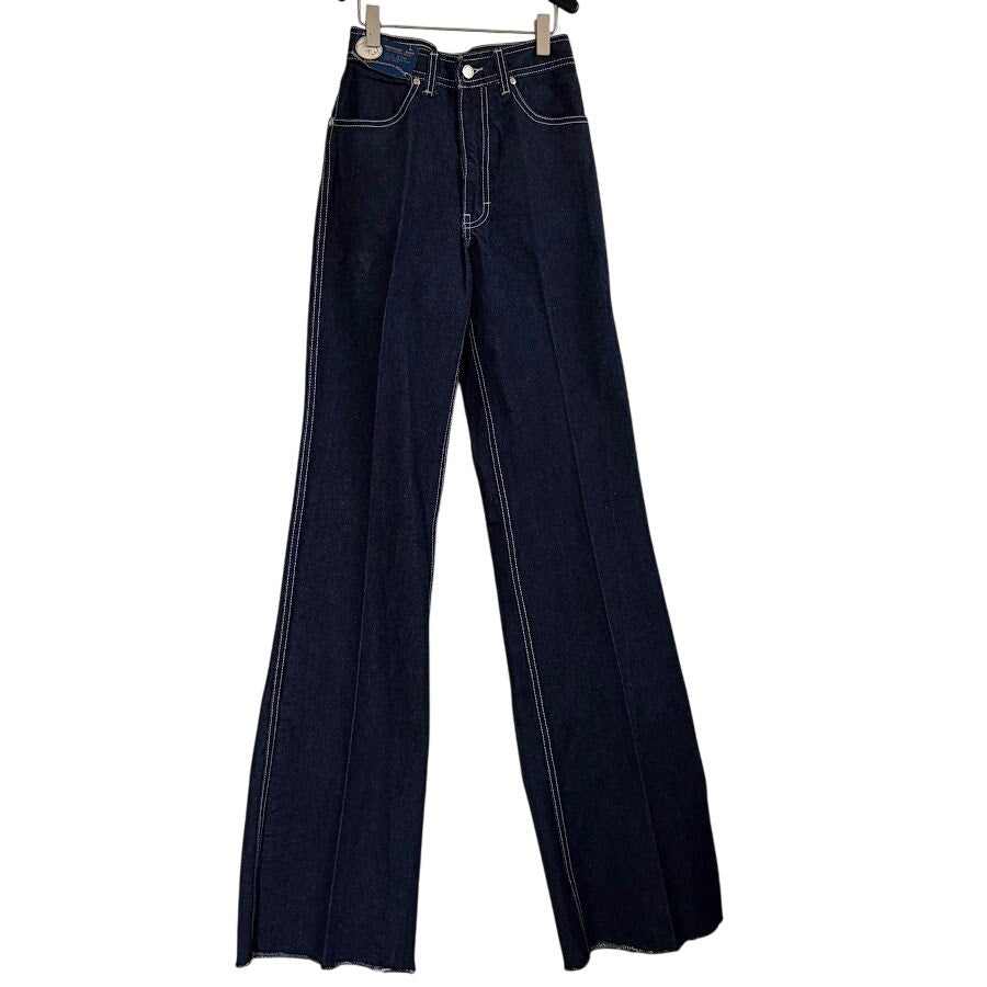 NOS Deadstock Vintage 70s Desperado Harry Tracy Cinch Back Flare Jeans 26