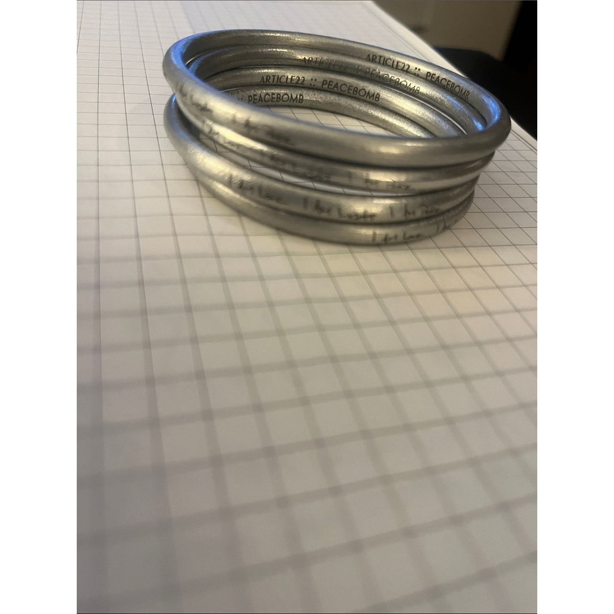 Bomb to Bracelet - Be the LIGHT Bangle