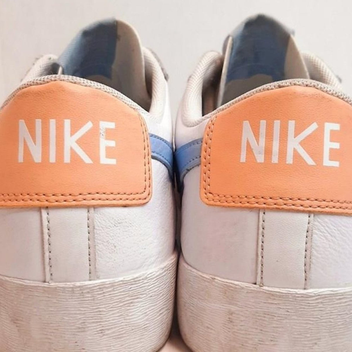 Nike Blazer Low LE | White/Psychic Blue/Peach | Women’s 10.5 / Men’s 9