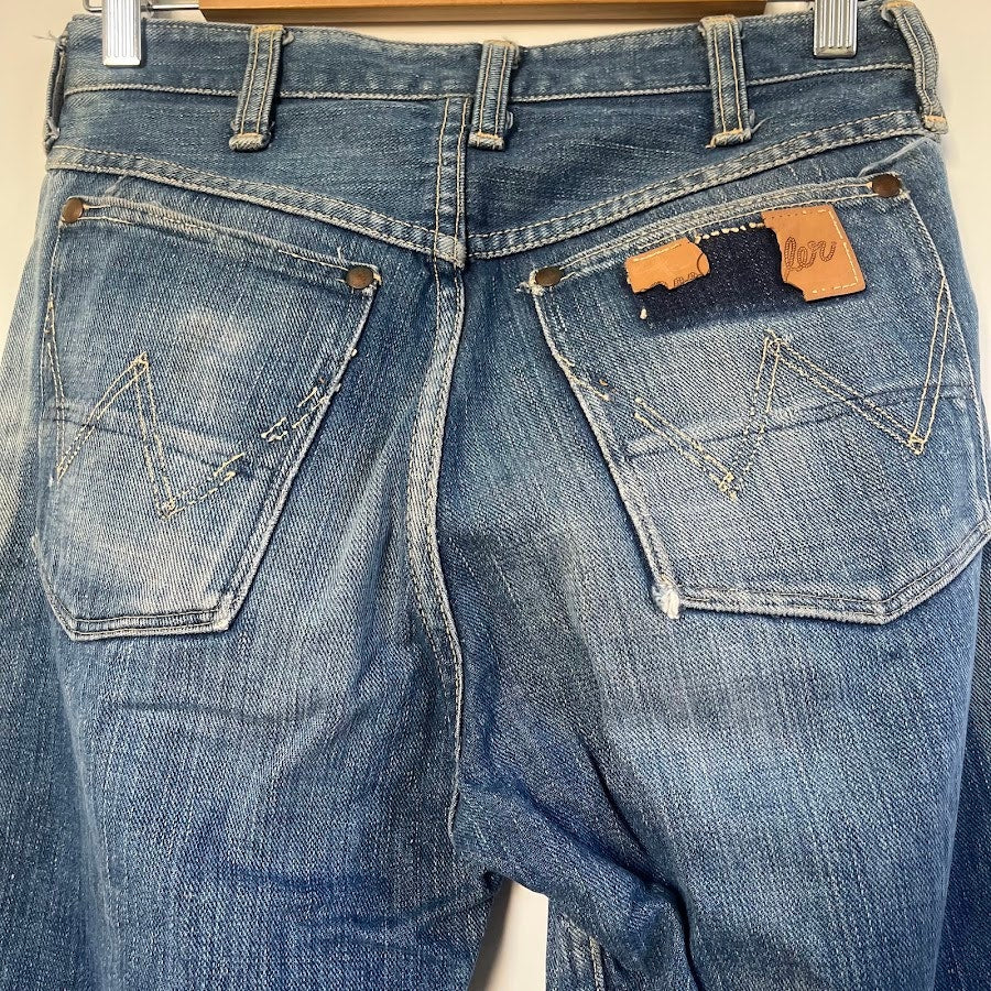 Museum Grade Vintage 1950s Wrangler Blue Bell 11MWZ Jeans Sanforized 30x34