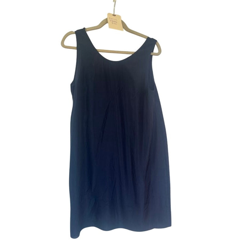Reiss Navy Lace Midi Dress Wedding Guest Drop Waist Openwork Lined Size US 8