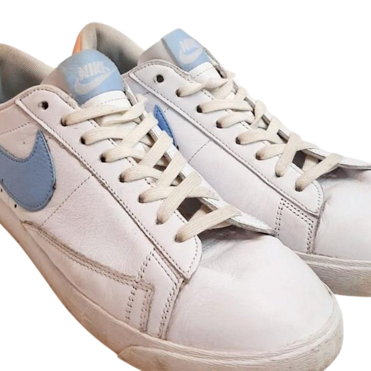 Nike Blazer Low LE | White/Psychic Blue/Peach | Women’s 10.5 / Men’s 9