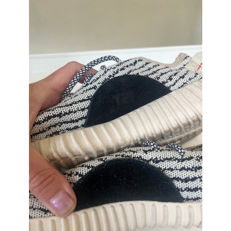 adidas Yeezy Boost 350 V2 Zebra CP9654 Men’s 7.5 White Black Red