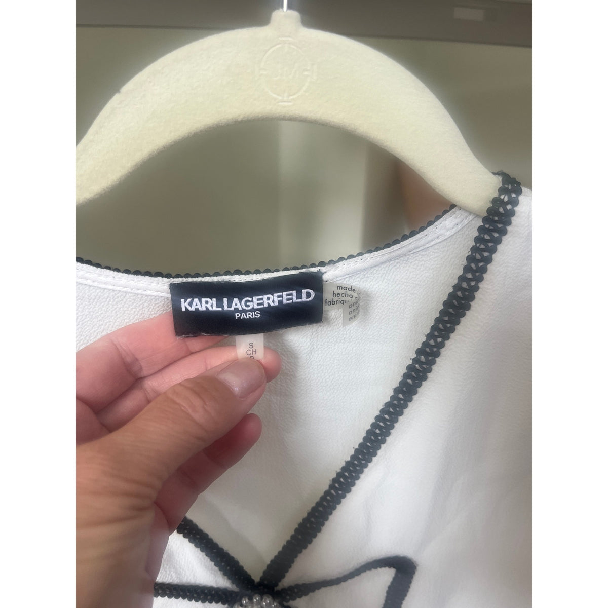 Karl Lagerfeld Paris Bow Top