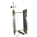 MCM Vintage Chrome+ Brass + Lucite Wall Sconce | Modernist