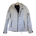 The North Face Womens White Insulated Ski Jacket Hooded PrimaLoft Size S