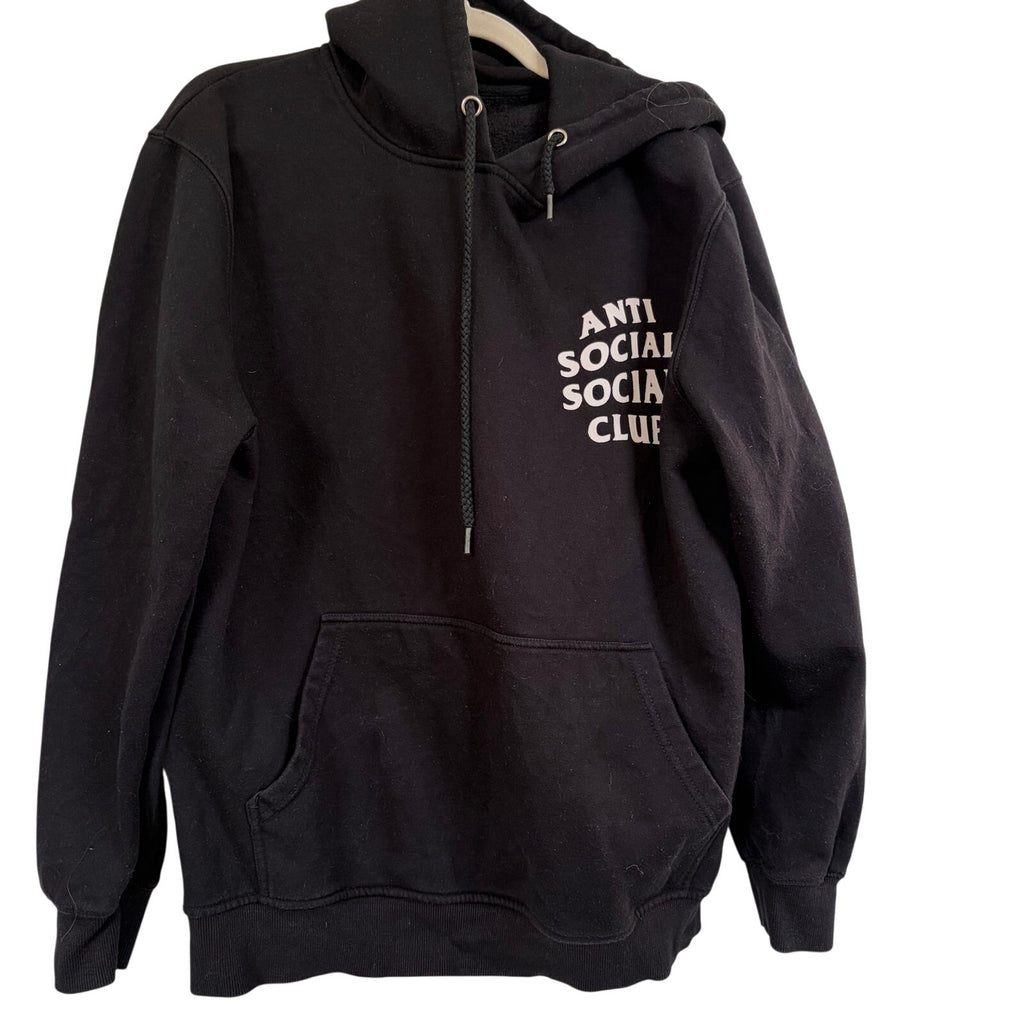 Anti Social Social Club ASSC Hoodie Black 3XL Logo Made in USA Streetwear