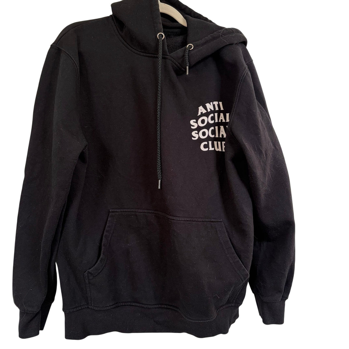 Anti Social Social Club ASSC Hoodie Black 3XL Logo Made in USA Streetwear