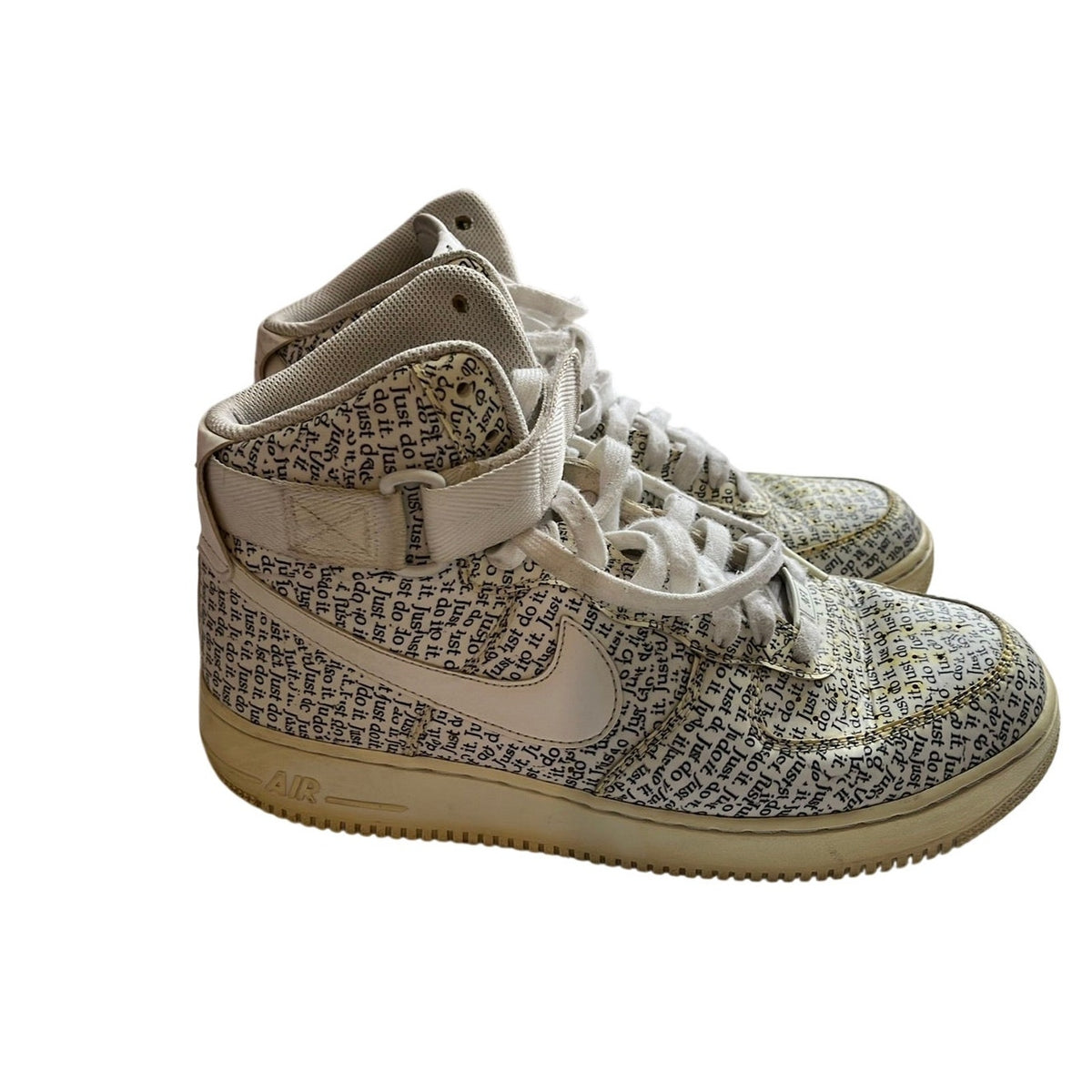 Nike Air Force 1 High "Just Do It" Pack | White | AQ9648-100  Size 11