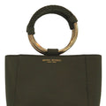 Henri Bendel Marqui Woven Bangle Bracelet Bag | Black Leather | Dust Bag Include