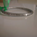 Bomb to Bracelet - Peace around the world Bangle- last one!