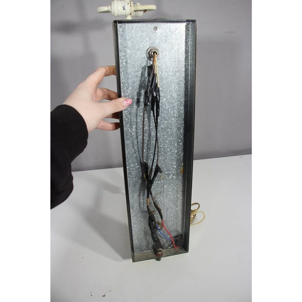 MCM Vintage Chrome+ Brass + Lucite Wall Sconce | Modernist