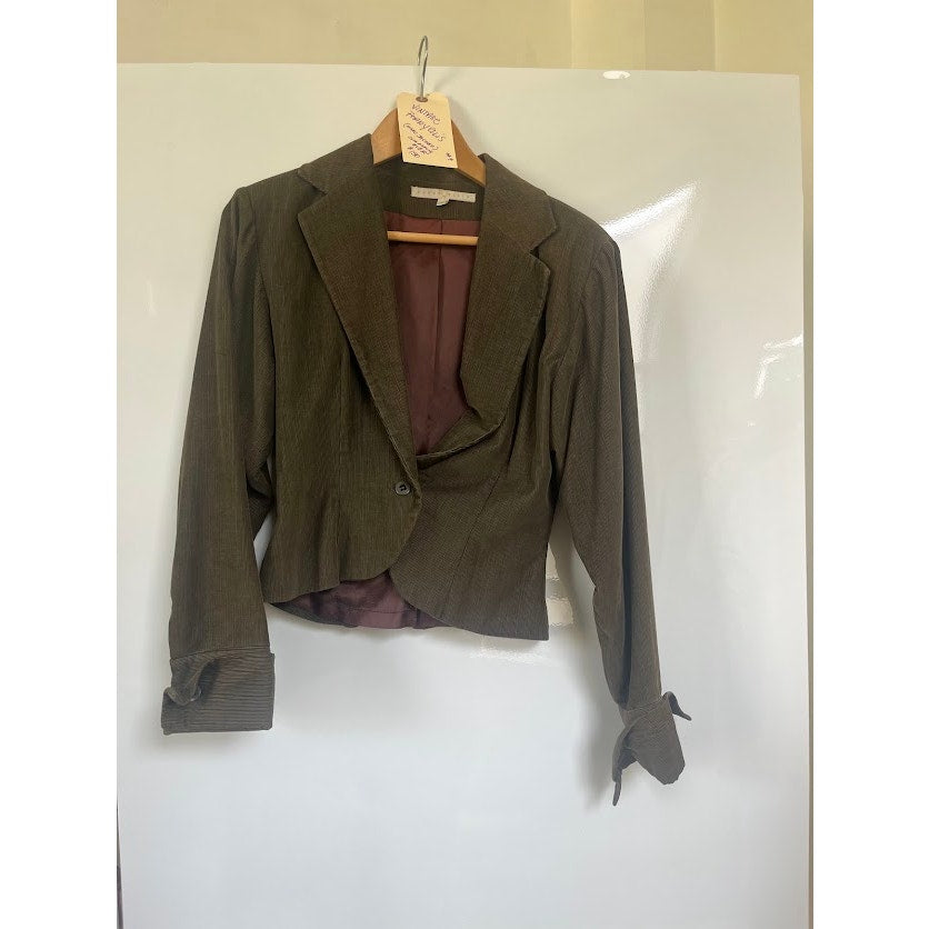 Vintage 90s Perry Ellis Corduroy Jacket Marc Jacobs Era Deconstructed.