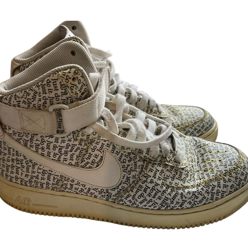 Nike Air Force 1 High "Just Do It" Pack | White | AQ9648-100  Size 11