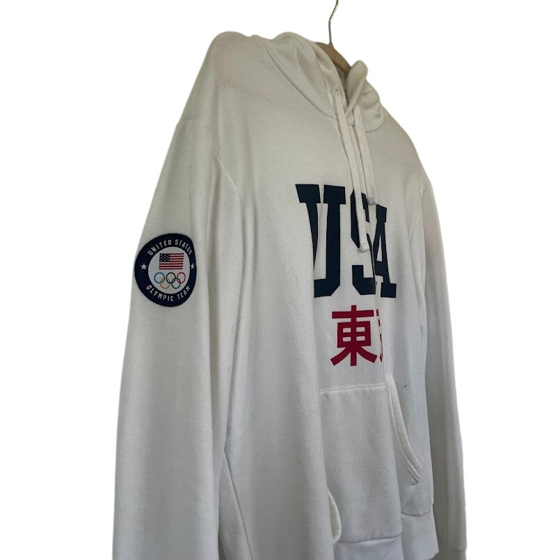 Polo Ralph Lauren Tokyo 2020 Olympics Team USA White Hoodie Men’s M