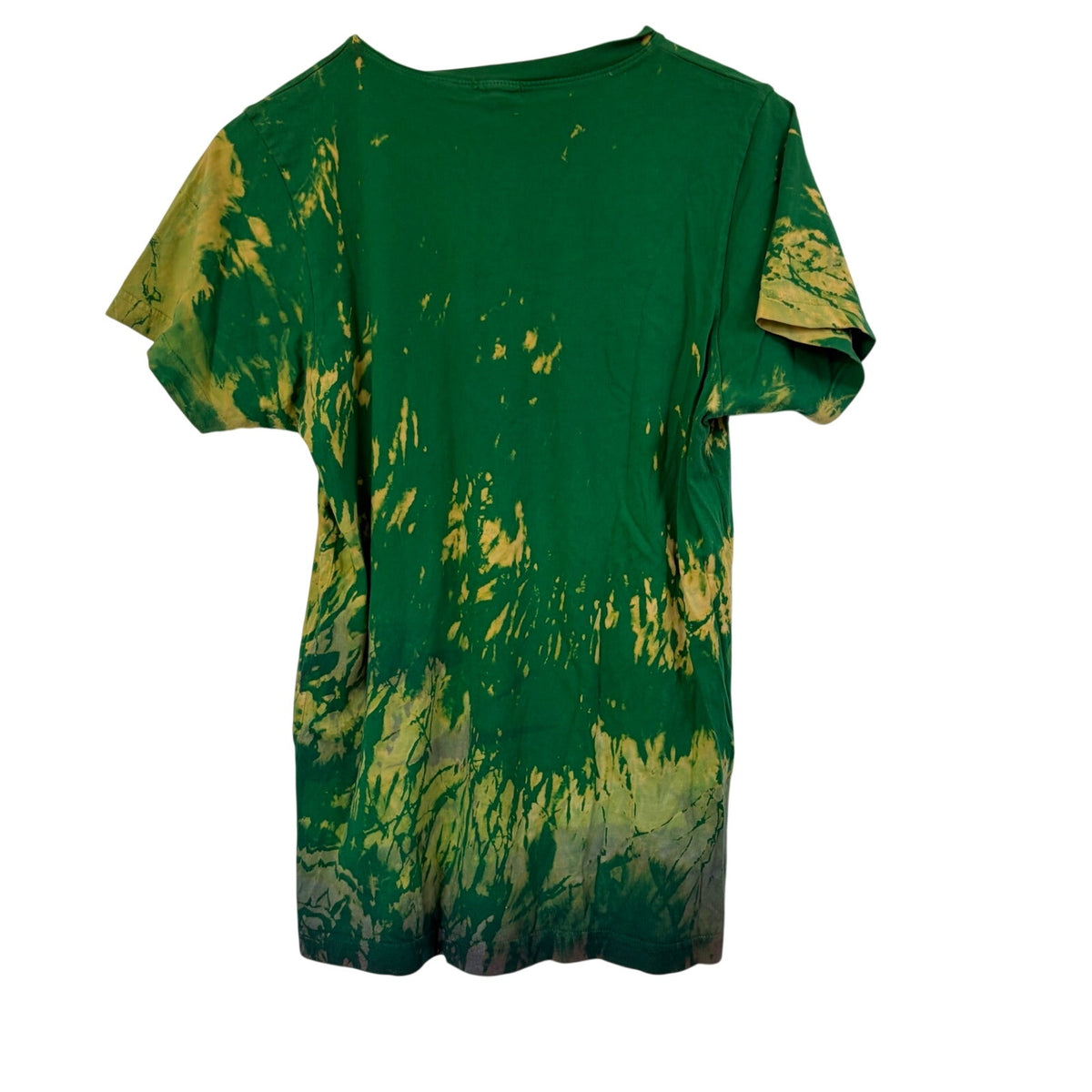 Rare Y2K C. Ronson Charlotte Ronson Bleached Sneaker Graphic Tee Green NYC S