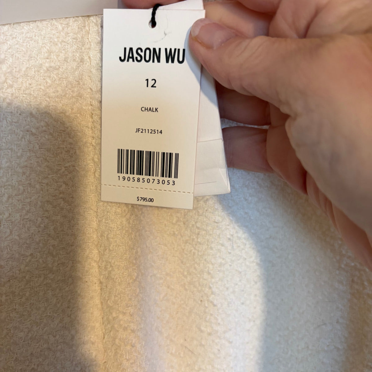 NWT Jason Wu Textured Boucle Tweed Dress Size 12 Large | Ladylike Luxury
