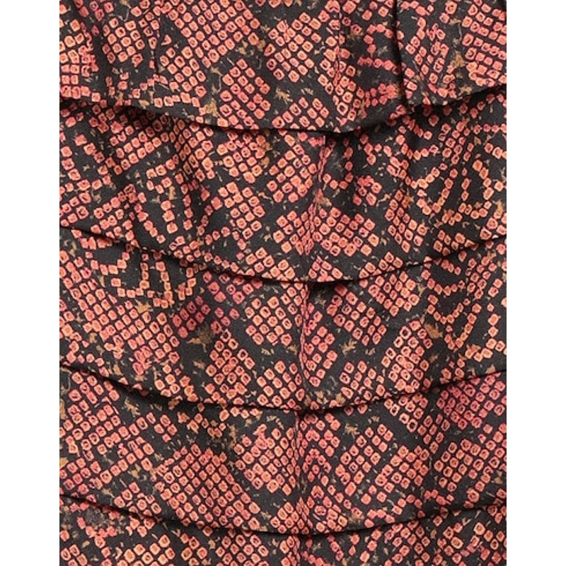 NWT Ulla Johnson Desi Cami · Silk Pink Thistle Snakeskin Tiered Ruffle · Sz 8