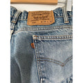 Vintage 1992 Levis 505 Orange Tab Jeans Made in USA Worker Patina Fade 35.5x