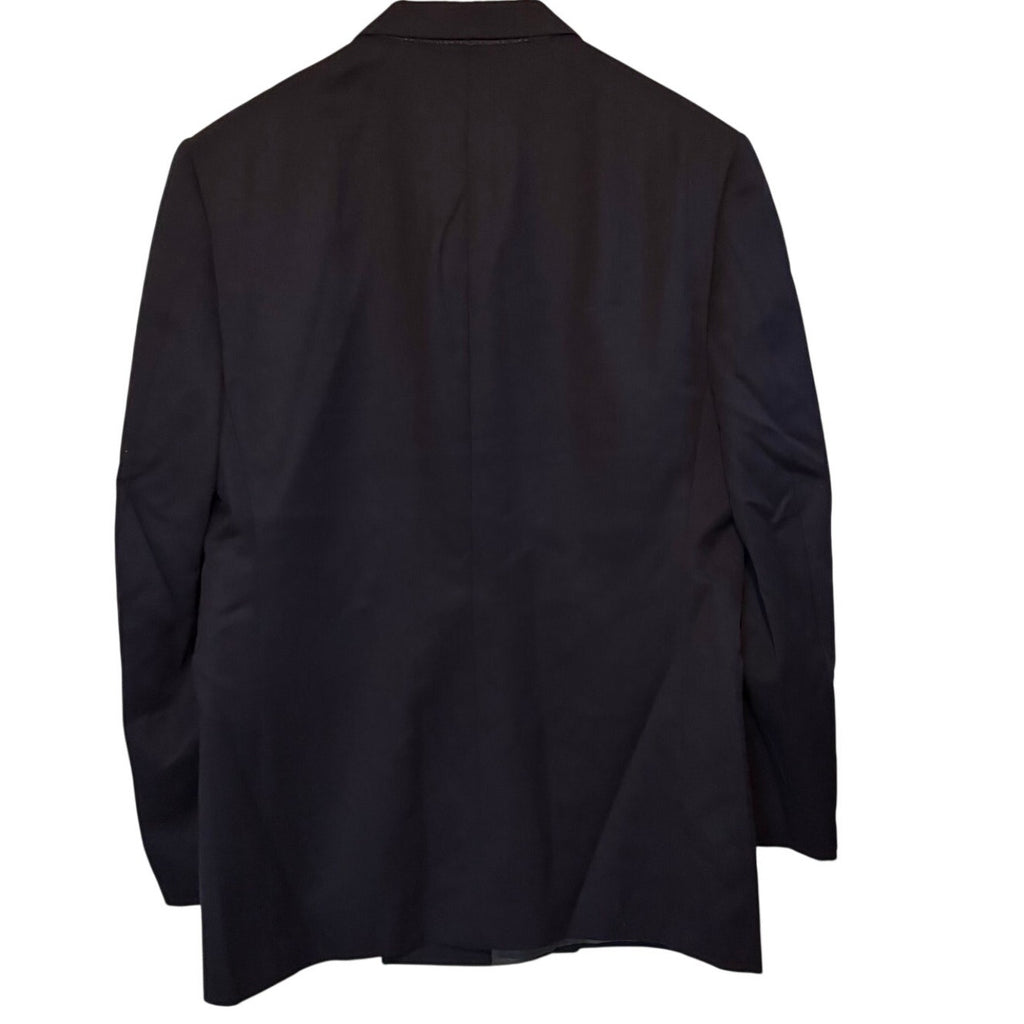 Vintage Pierre Cardin Navy Wool Double Breasted Blazer 40R | Old Money Ivy